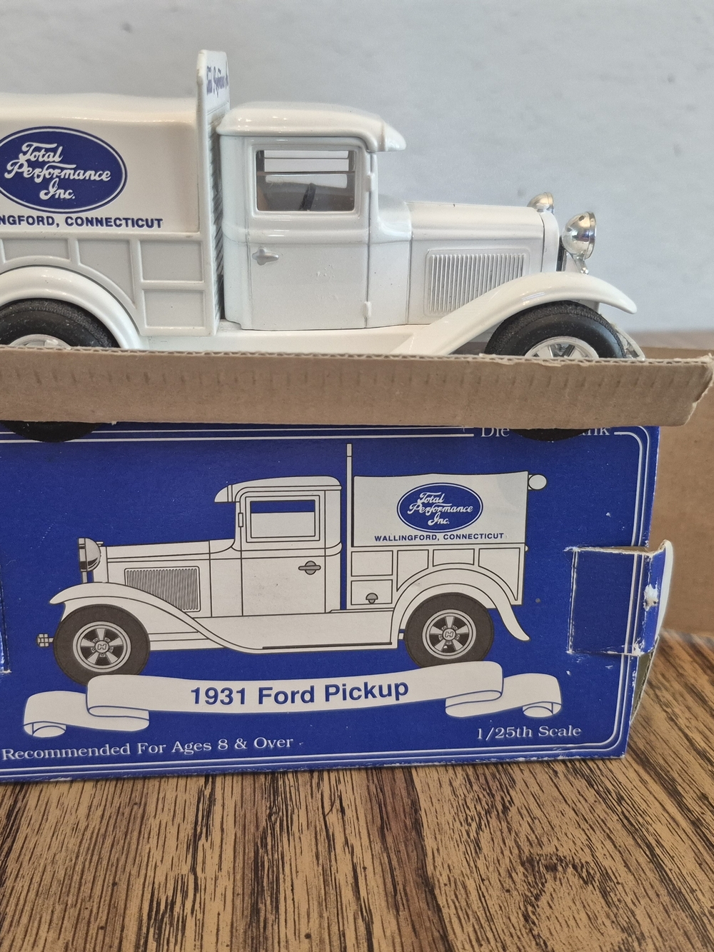 Ford White 1931 Pickup Die-Cast Toy Truck